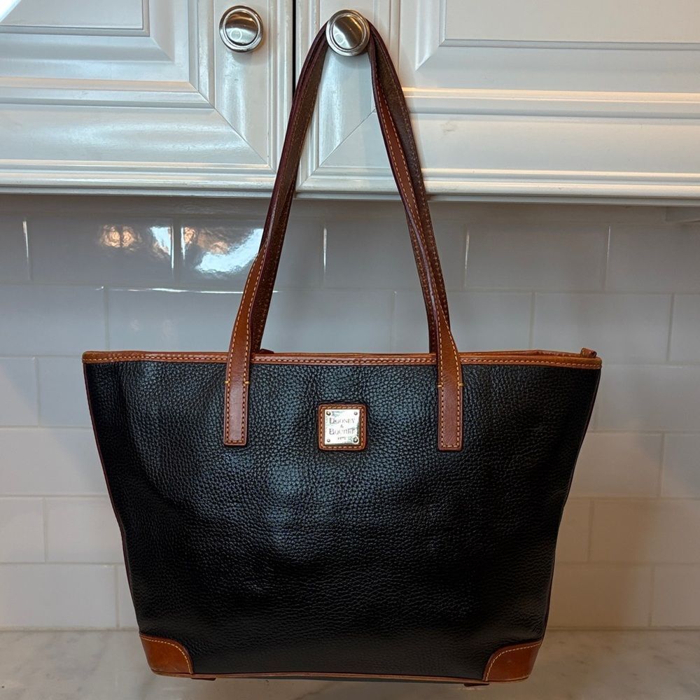 Dooney & Bourke Purse Handbag Pocketbook Pebbled Leather Charleston Tote Bag
